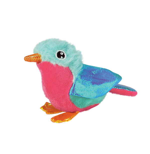 Kong Crackles Tweetz Bird Toy for Cats (Blue)