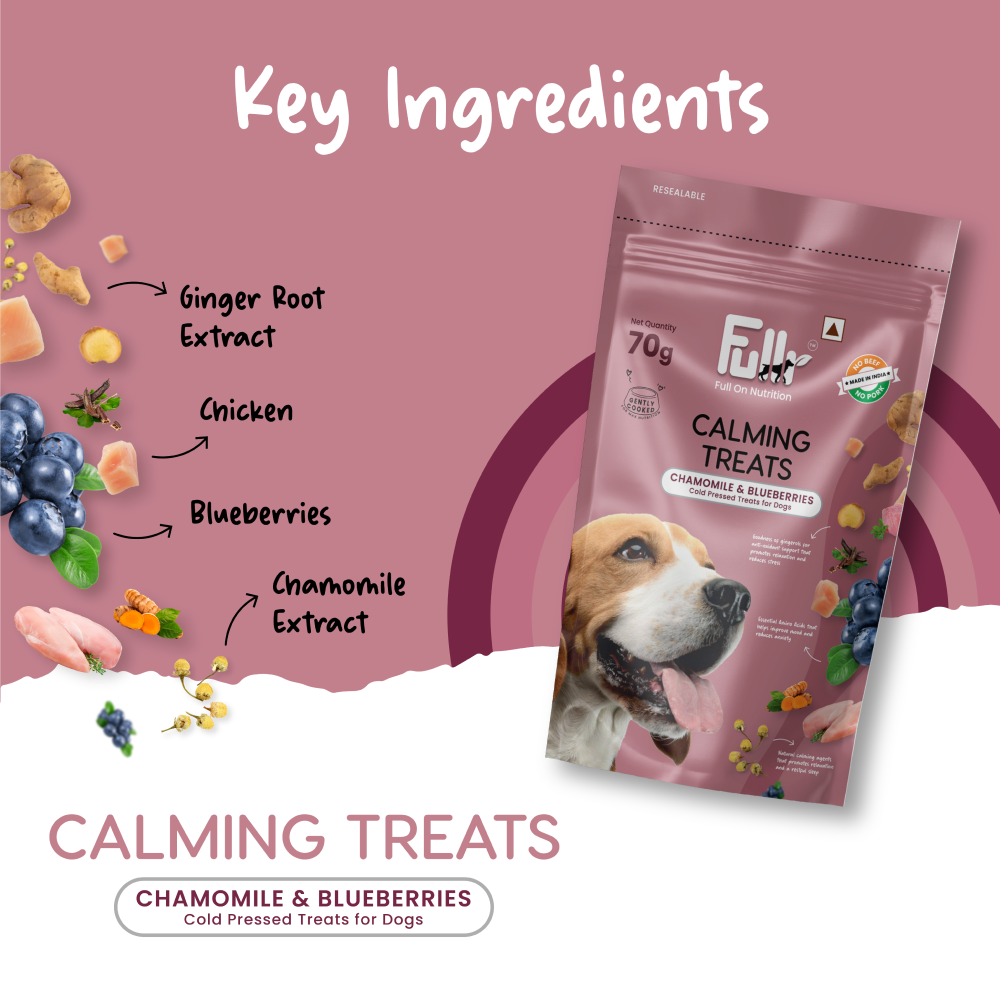 Fullr Anxiety Relief Calming Cold Pressed Dog Treats