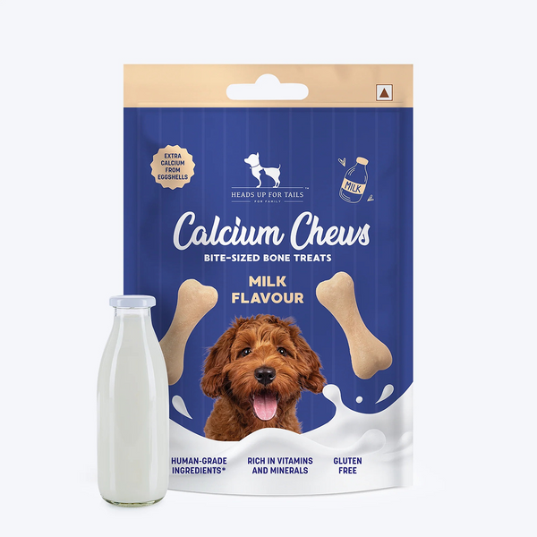 HUFT Gluten Free Bite Sized Calcium Milk Bone Chew Dog Treats