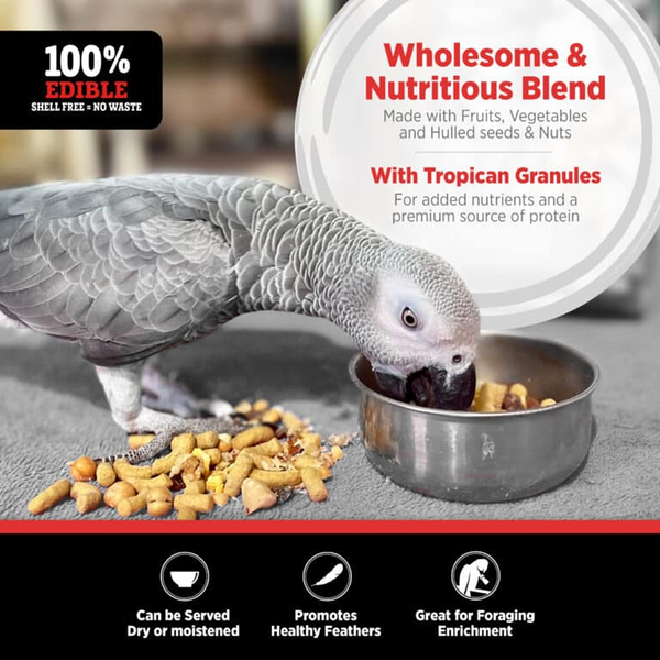 Hagen Tropican Hari Tropimix Bird Food for Large Parrots