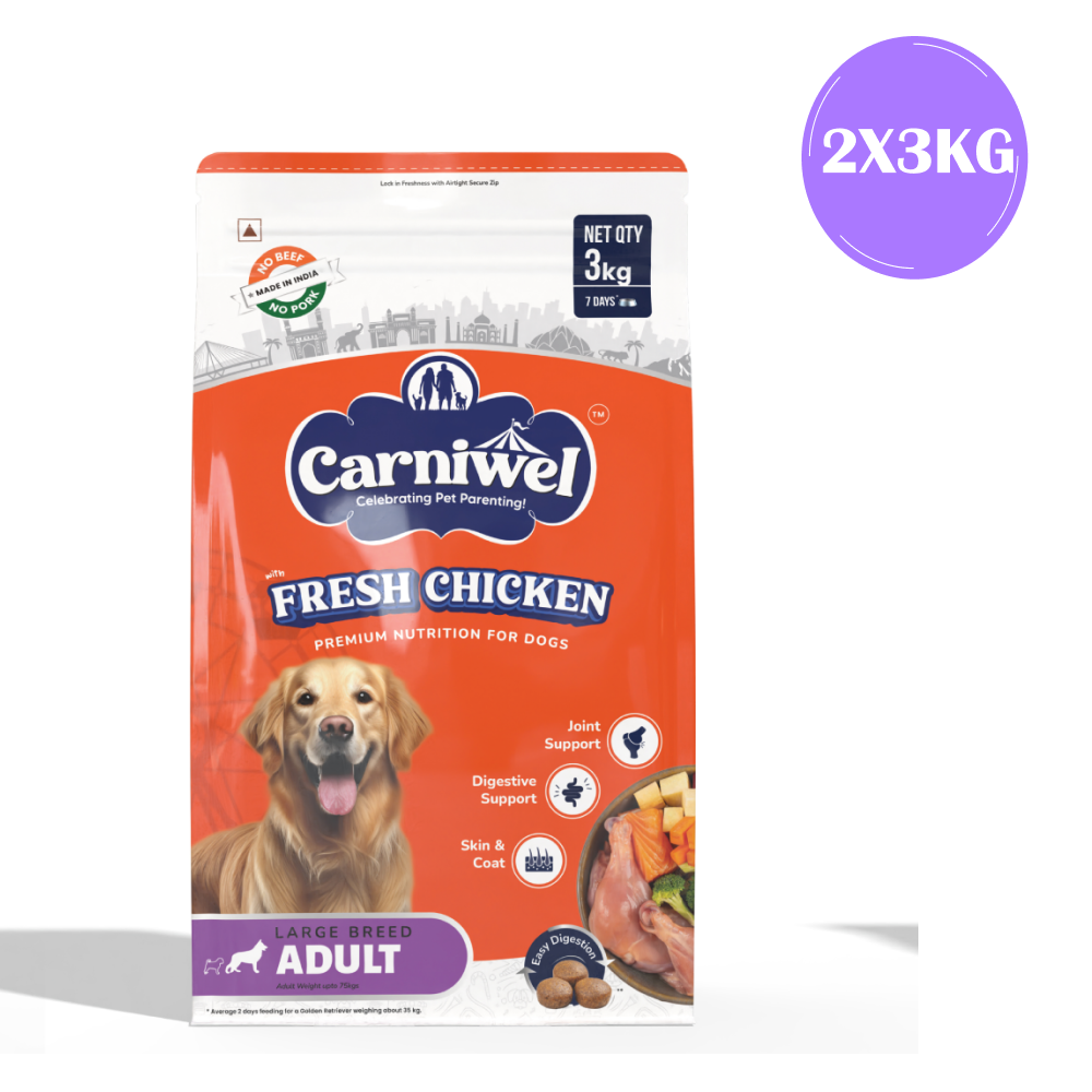 Carniwel Fresh Chicken Kibble Large Breed Adult Dog Dry Food