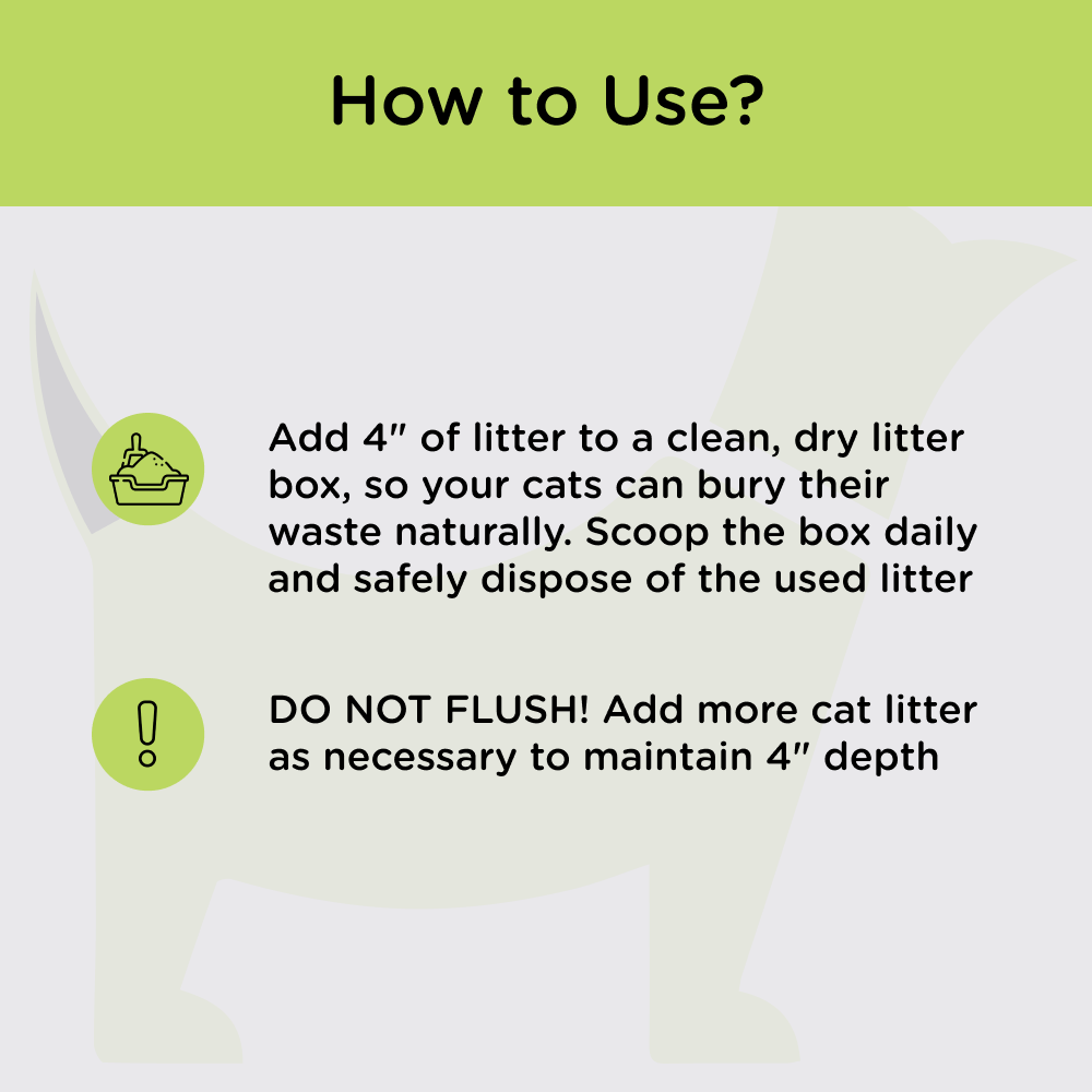 PetCrux Exclusive Scoopable Unscented Natural Activated Carbon Cat Litter Cats-Litter Petcrux