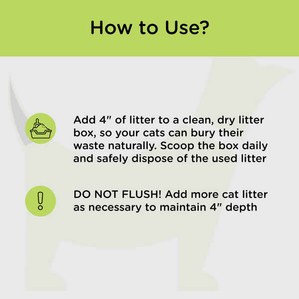Petcrux Lavender & Lemon Scented Eco Clumping Cat Litter