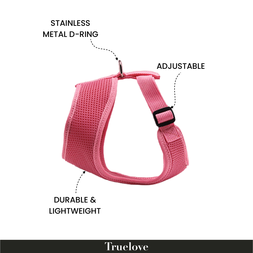 Truelove Classic Harness for Cats and Small Dogs (Pink)