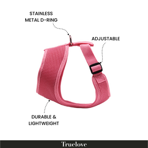 Truelove Harness for Cats and Small Dogs (Pink)