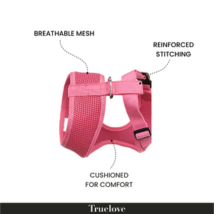 Truelove Harness for Cats and Small Dogs (Pink)