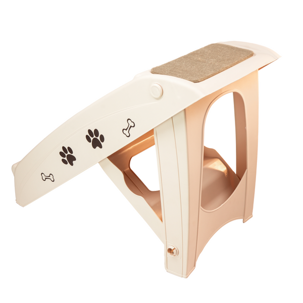 Skatrs 4 Step Easy Access Pet Stairs for Dogs & Cats