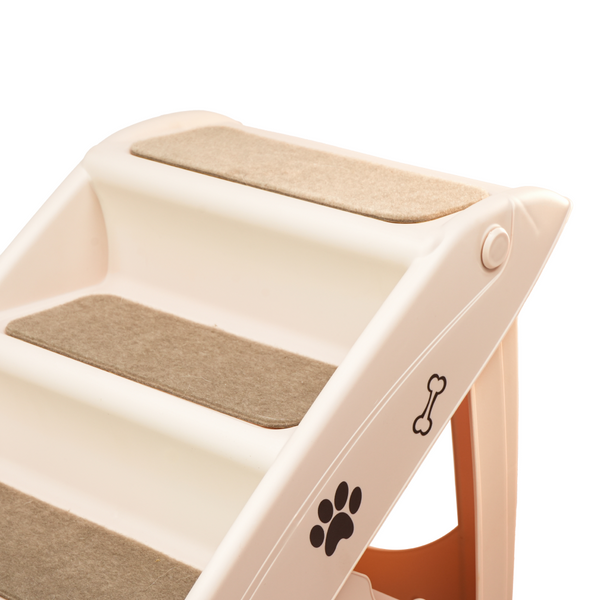 Skatrs 4 Step Easy Access Pet Stairs for Dogs & Cats