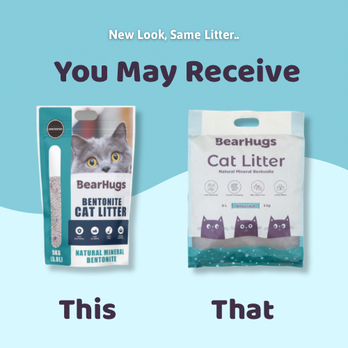 BearHugs Unscented Bentonite Cat Litter Cats-Litter BearHugs