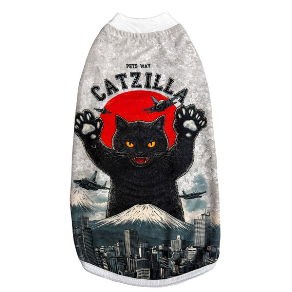 Pets Way Catzilla Tshirt for Cats