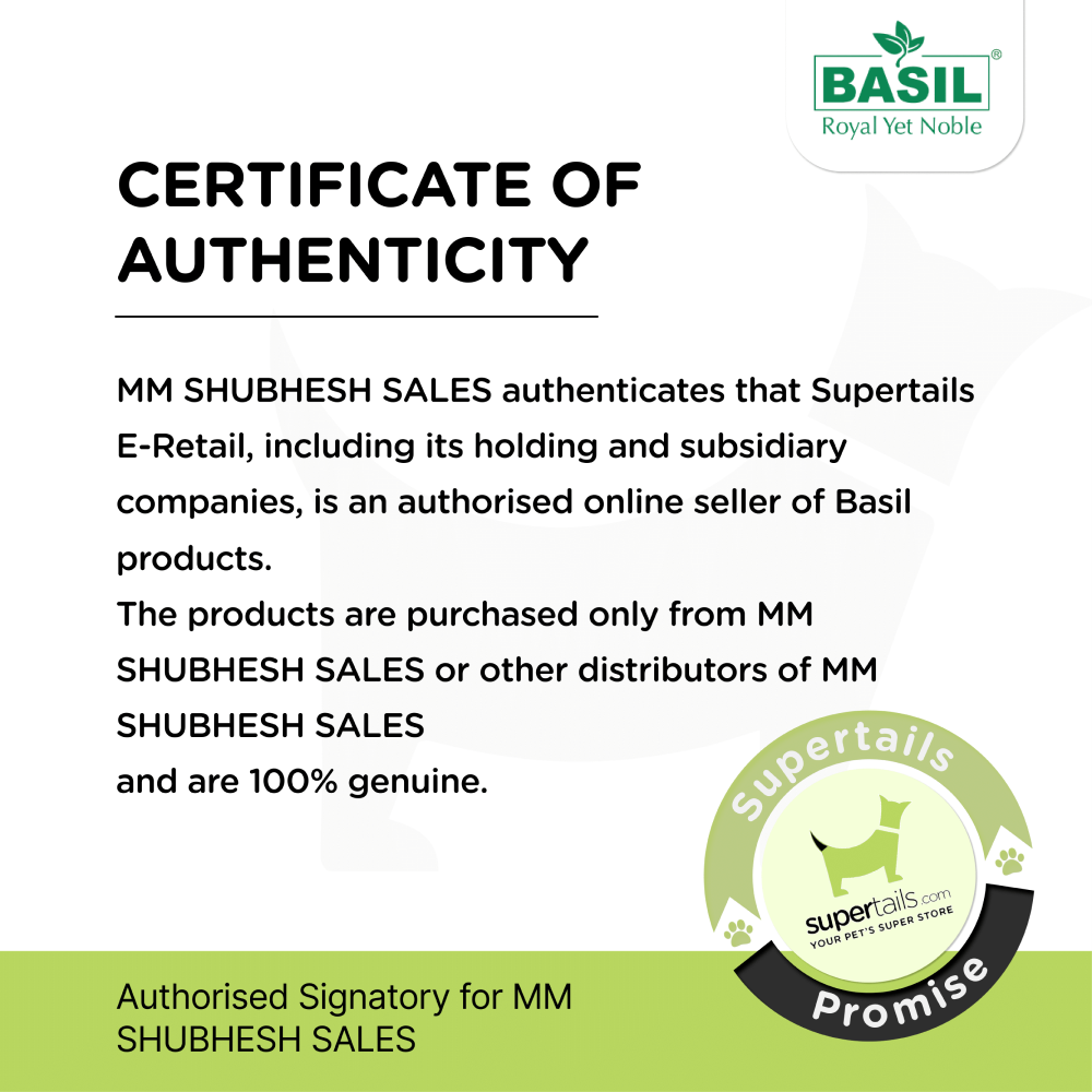 Basil Herbal No Ticks Dog Shampoo Dogs-Grooming Supplies Basil