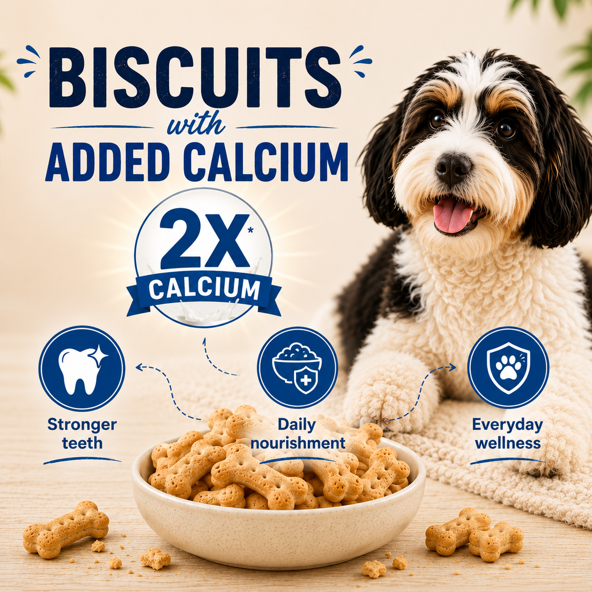 Purepet Milk Flavour Real Chicken Biscuit Dog Treats Dog Treats + Others Purepet