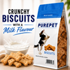 Purepet Milk Flavour Real Chicken Biscuit Dog Treats Pouch Dog Treats + Others Purepet