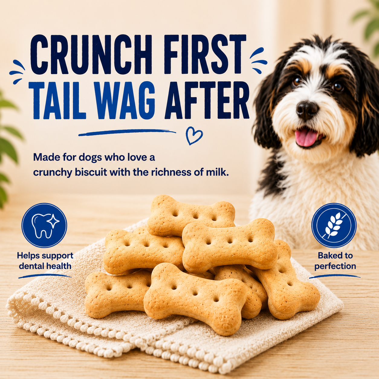 Purepet Milk Flavour Real Chicken Biscuit Dog Treats Dog Treats + Others Purepet