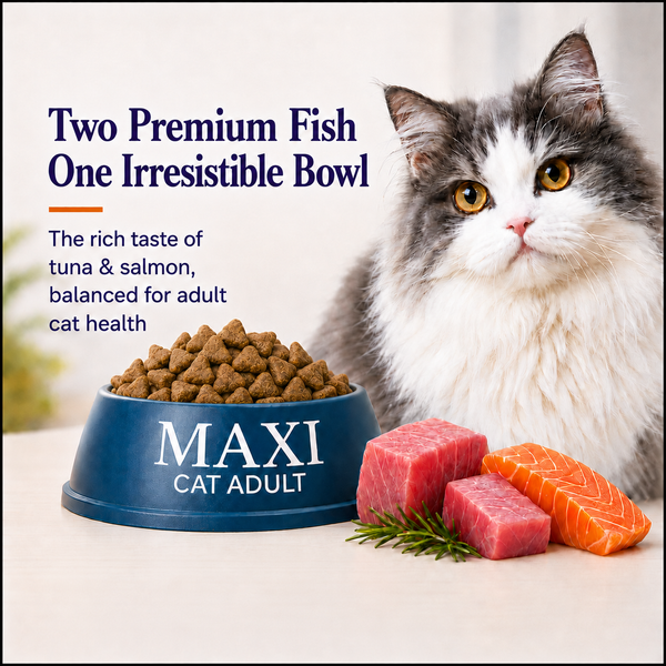 Maxi Adult Tuna & Salmon Adult Dry Cat Food