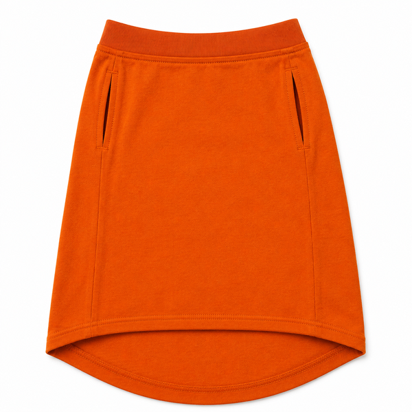 PetSnugs 100% Korean Cotton Premium Printed T Shirt for Dogs & Cats (Orange)