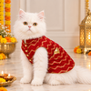 15 Furries Jashn Sherwani for Cats (Crimson Red) Cats-Clothing & Accessories 15 Furries Dropship XXS