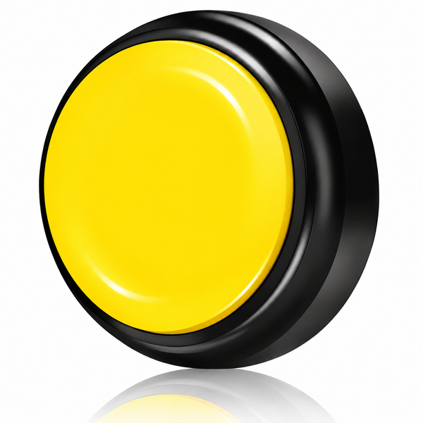 Pet Vogue Voice Recording Interactive Button for Dogs & Cats (Yellow)