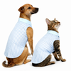 Skatrs Cotton Shirt for Dogs and Cats (Blue and White Stripes) Both-Clothing & Accessories Skatrs L