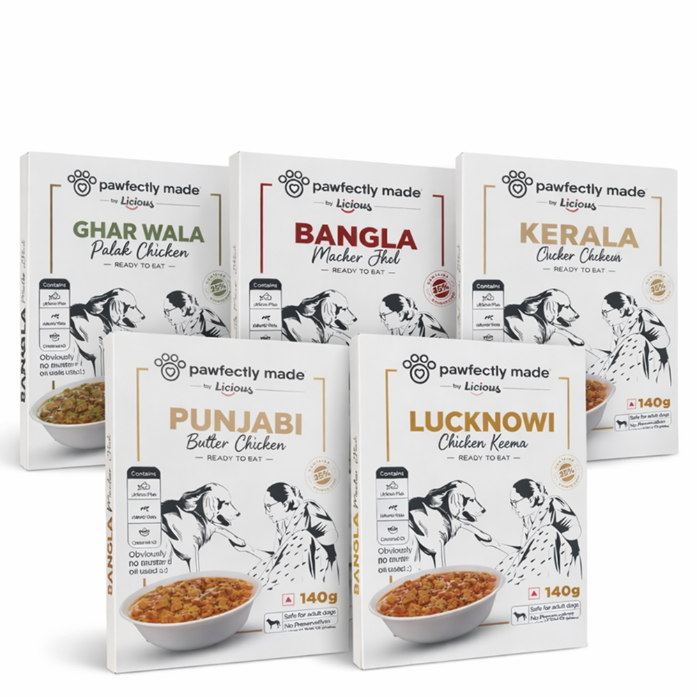 Pawfectly Made By Licious Variety Pack Adult Dog Wet Food Dogs-Wet Food Pawfectly Made By Licious 5x140g