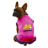 Cheeku Sleeping Beauty Graphic Cotton T Shirt for Dogs and Cats (Fuschia) Both-Clothing & Accessories Cheeku Dropship XXS