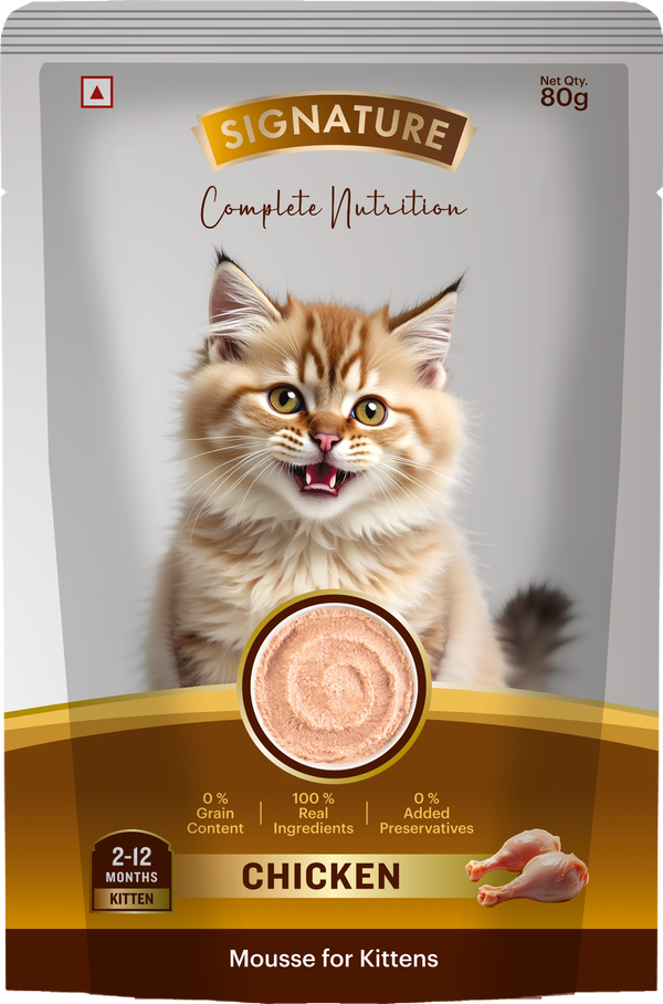 Signature Grain Zero Chicken Mousse Kitten Cat Wet Food