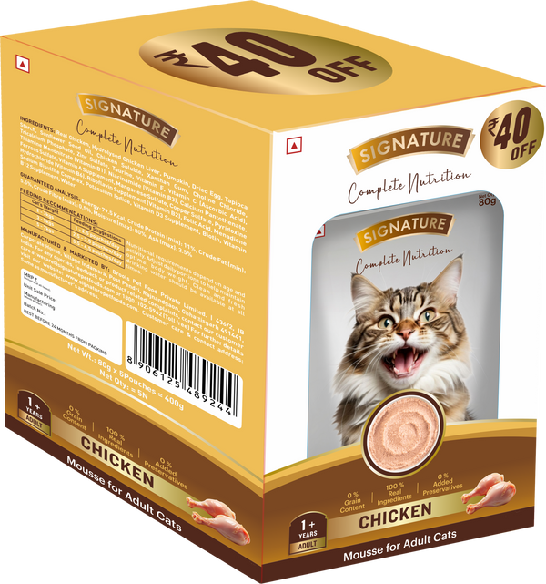 Signature Grain Zero Chicken Mousse Adult Cat Wet Food