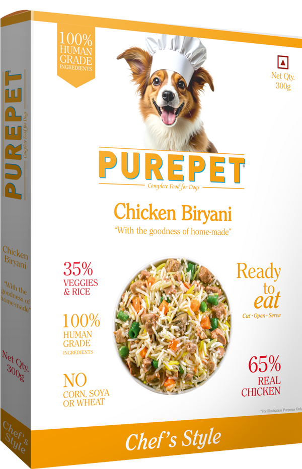 Purepet Chicken Biryani Fresh Food For Dogs