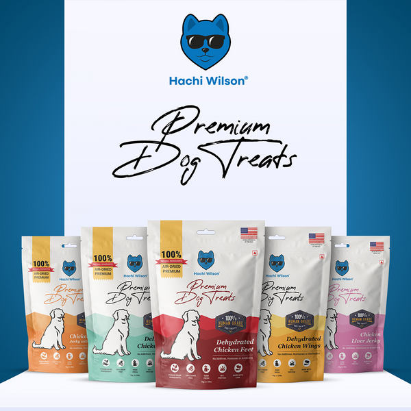 Hachi Wilson Premium Dehydrated Chicken Feet Jerky Dog Treat