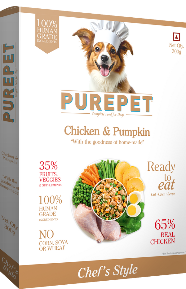 Purepet Chicken and Pumpkin Fresh Food for Dogs