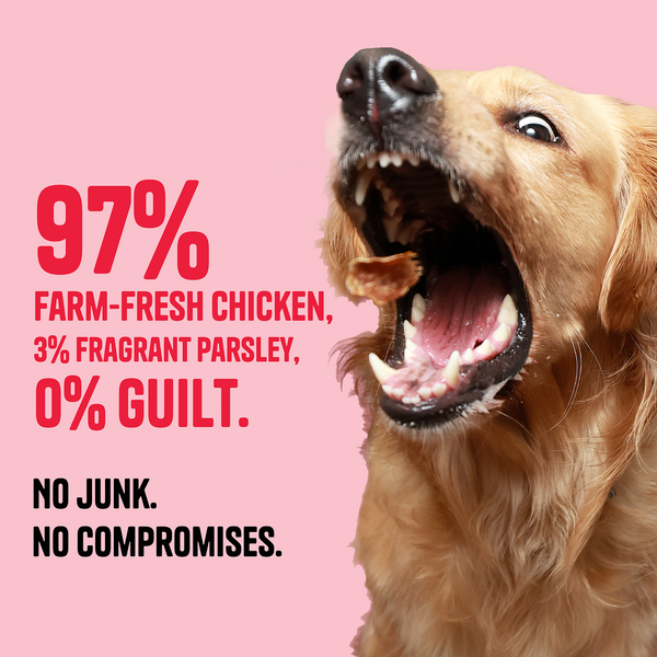 Muttley Crew Chicken and Parsley Jerky Dog Treats