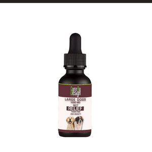 Cure By Design 1000mg CBD MCT Relief Oil for Large Dogs