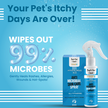 Bark Out Loud Anti Microbial Skin Spray for Dogs and Cats