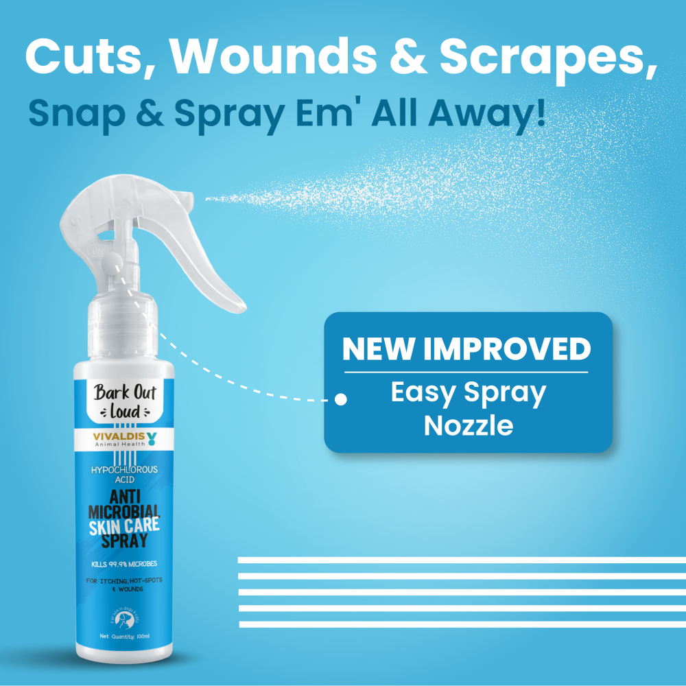 Bark Out Loud Anti Microbial Skin Spray for Dogs and Cats Both-Health & Wellness Bark Out Loud