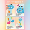 Talking Dog Club Baby Hippo Stick Plush Toy for Dogs (Blue) Dogs-Toys Talking Dog Club Dropship