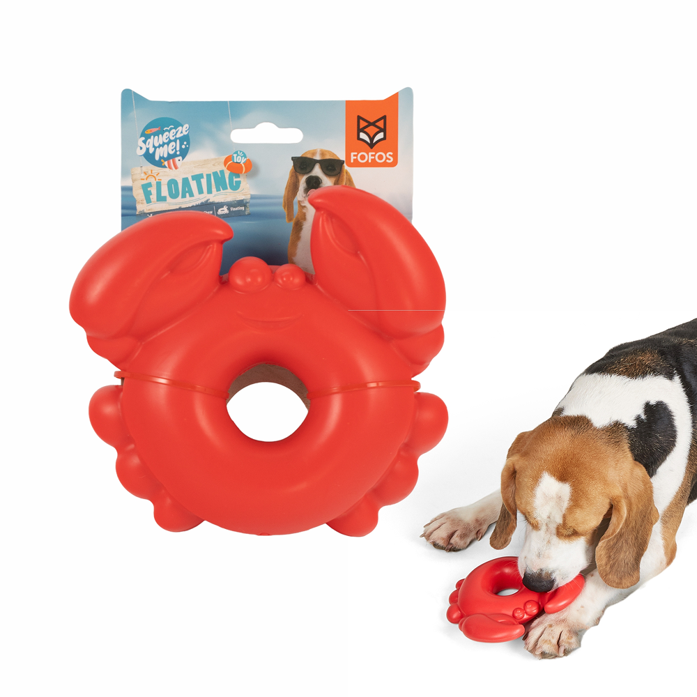 Barkbutler x Fofos Ocean Crab Squeaky Chew Toy for Dogs Dogs-Toys Barkbutler