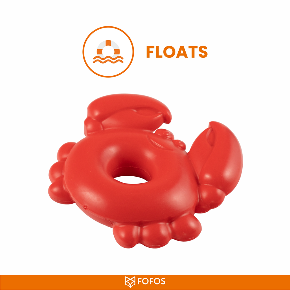 Barkbutler x Fofos Ocean Crab Squeaky Chew Toy for Dogs Dogs-Toys Barkbutler