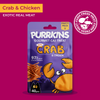Purrkins Crab & Chicken Soft Jerky Cat Treats Cats-Treats & Others Purrkins