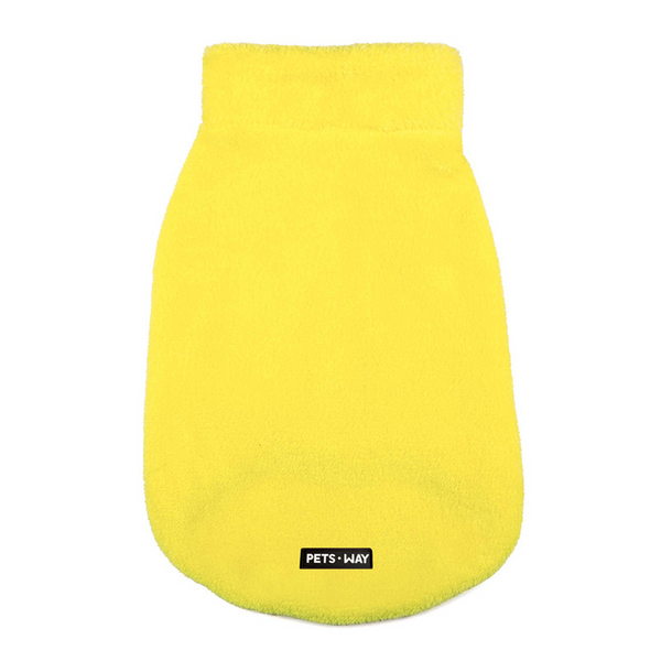Pets Way Crazy Fur Winter Jacket for Dogs (Yellow)