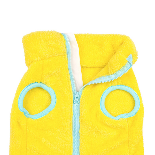 Pets Way Crazy Fur Winter Jacket for Dogs (Yellow)