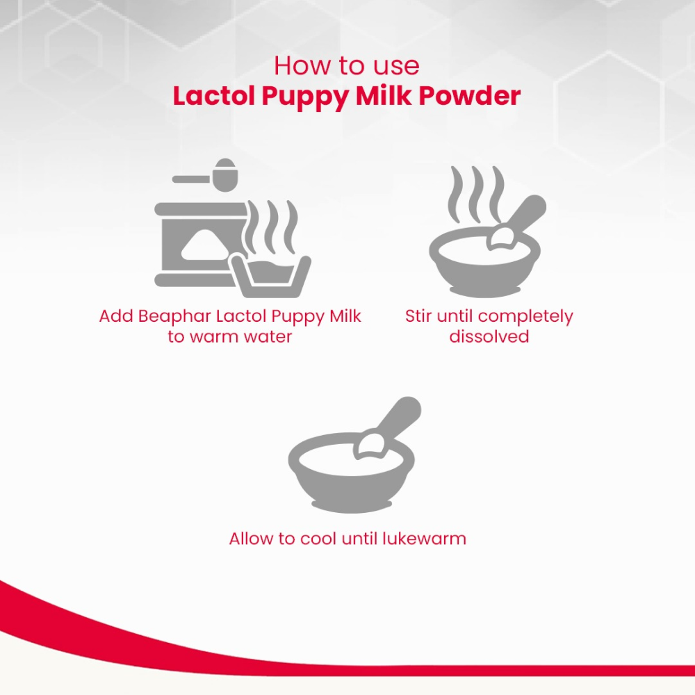 Beaphar Lactol Puppy Milk Replacer Powder - Complete Nutrition For Orphaned Puppies