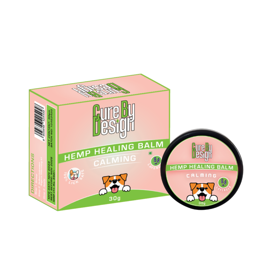 Cure By Design Hemp Healing Balm for Dogs and Cats (Calming) Both-Health & Wellness Cure by design