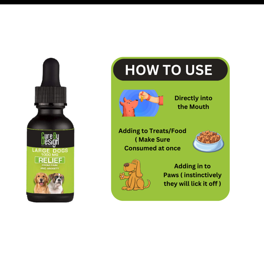 Cure By Design Relief Oil for Dogs (30ml)
