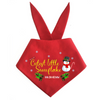 Dogobow Cutest Little snowflake neckerchief for Dogs and Cats (Red & White) (Get a Bow Free) Both-Clothing & Accessories Dogobow Dropship S
