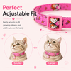 Talking Dog Club Everyday Collar with Fox Bell for Cats (Pink) Cats-Collar, Leashes, harnesses Talking Dog Club Dropship
