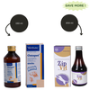 Virbac Ostopet Calcium Supplement Syrup and Intas Zipvit Multi Vitamin Supplement for Dogs & Cats (200ml) Combo Both-Pharmacy Exclusive Combo 150mL + 250mL