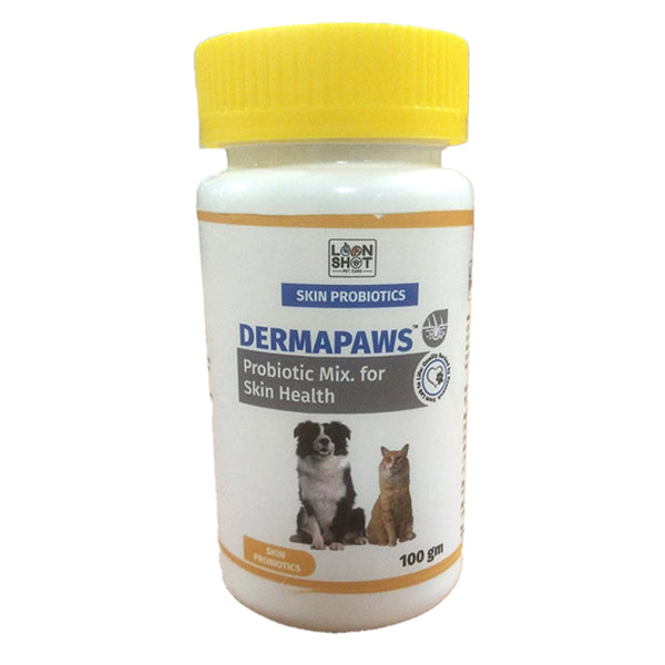 Loonshot Dermapaws Skin Probiotics Powder for Dogs and Cats