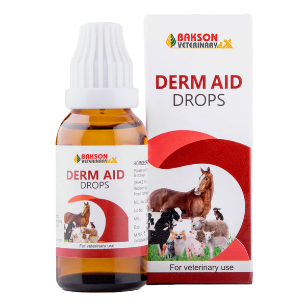 Bakson Derm Aid Drops for Dogs & Cats