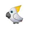 Red Dingo Durables Cockatoo Fetch Toy For Dogs (White) Dogs-Toys Red Dingo Dropship 20.5x6cm