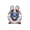 Red Dingo Durables Zebra Ball Toy For Dogs (White) Dogs-Toys Red Dingo Dropship
